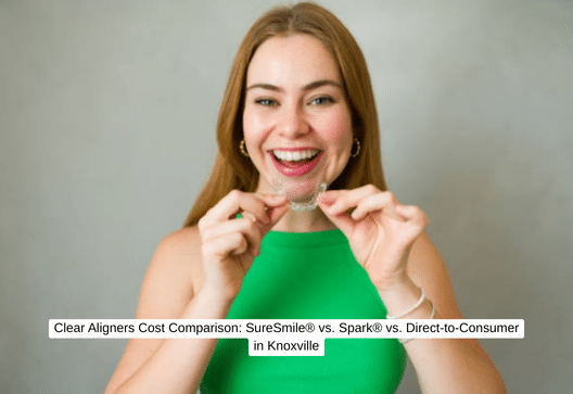 Clear Aligners Cost Comparison SureSmile® vs. Spark® vs. Direct-to-Consumer in Knoxville
