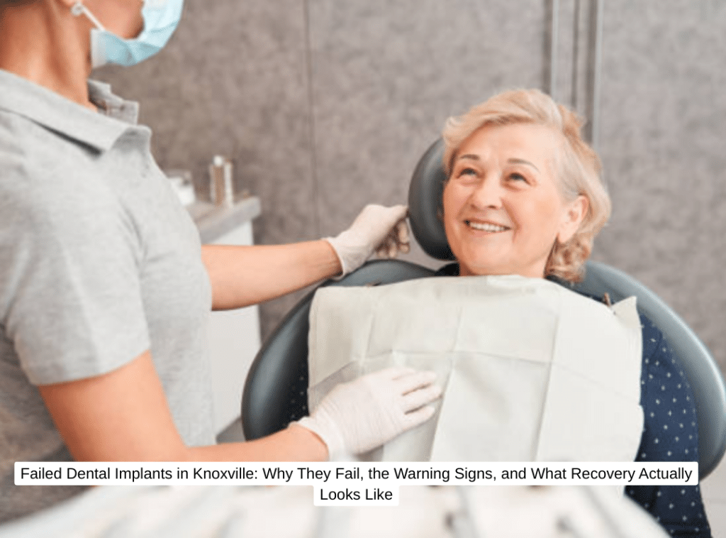 Failed Dental Implants in Knoxville: Why They Fail, the Warning Signs, and What Recovery Actually Looks Like
