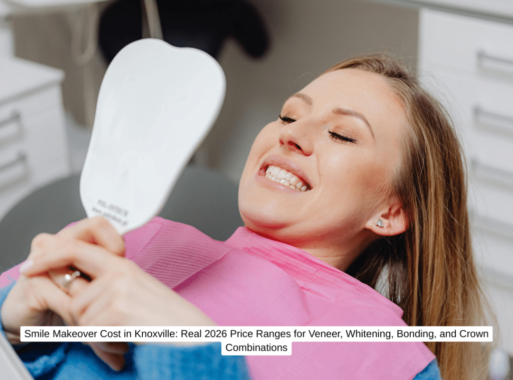 Smile Makeover Cost in Knoxville: Real 2026 Price Ranges for Veneer, Whitening, Bonding, and Crown Combinations